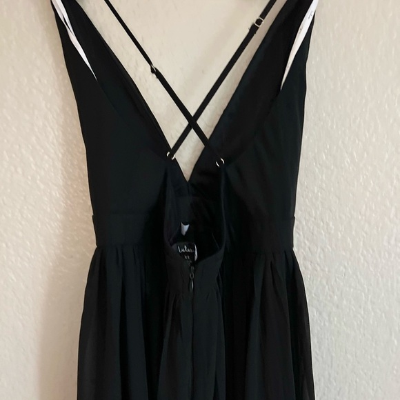 Ballroom Bliss Black Pleated Maxi Dress NWOT XS - Picture 5 of 7